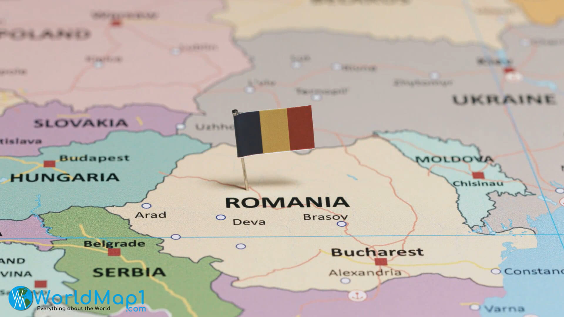 Romanya interaktif Haritası